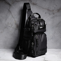 Chest bag men's 2026 new large-capacity canvas shoulder bag Oxford cloth backpack outdoor multi-functional tactical messenger bag