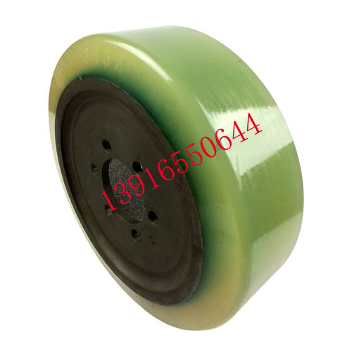 电动叉车轮子杭叉前移式堆高车驱动轮主动轮343x114-80六孔