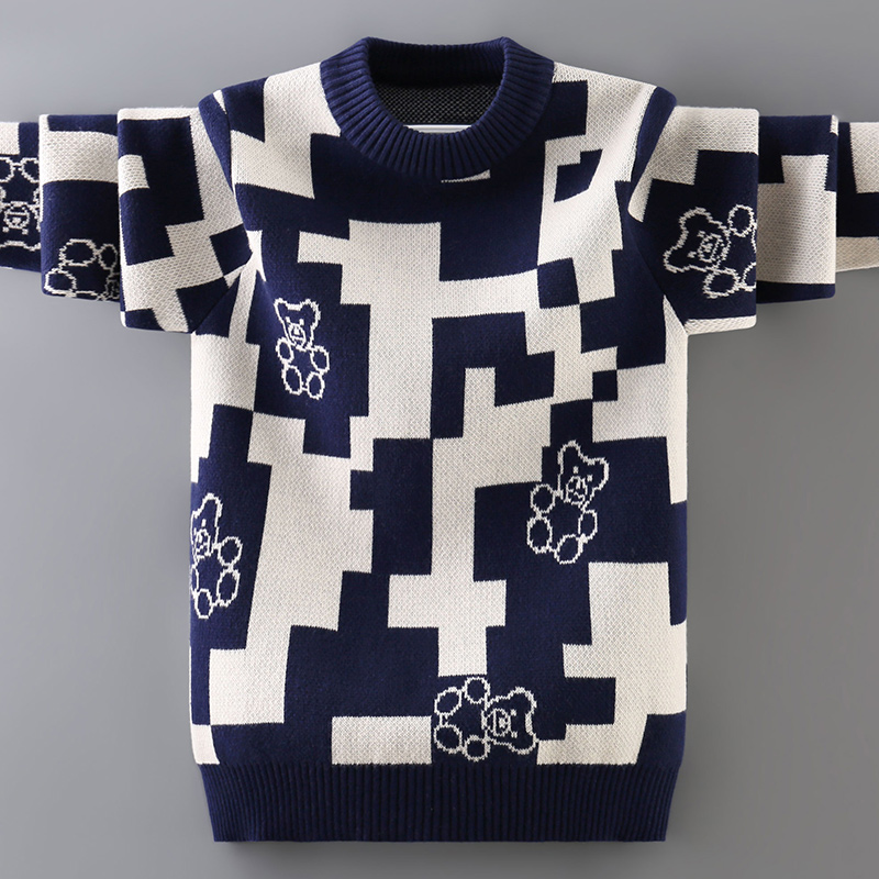 纯棉毛衣男童韩版冬季