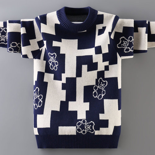 纯棉毛衣男童韩版冬季