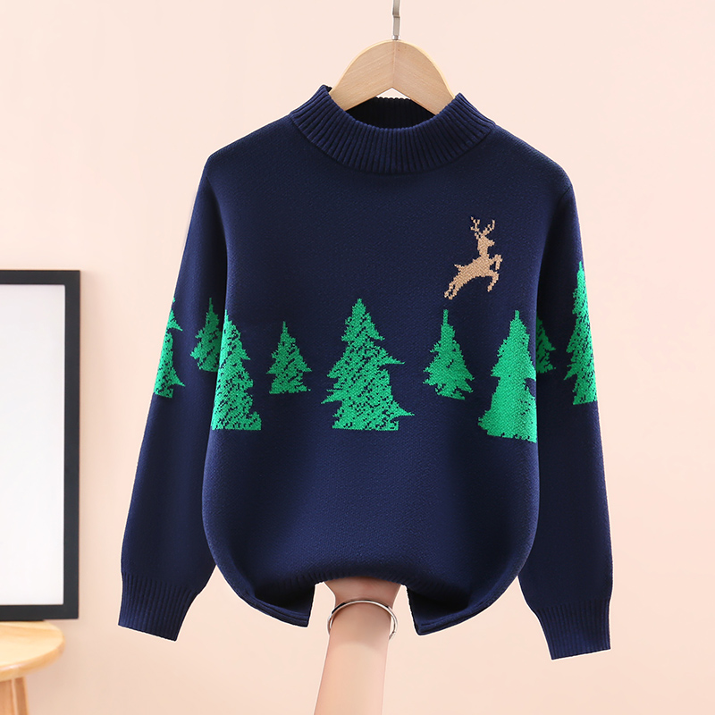 纯棉毛衣男童韩版冬季