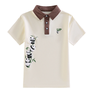2026新款男童t恤短袖中国风中大儿童夏装纯棉翻领polo衫宝宝童装