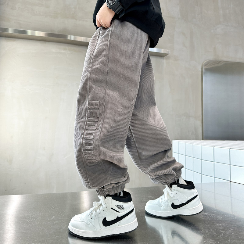 长裤灯芯绒男童裤子休闲裤