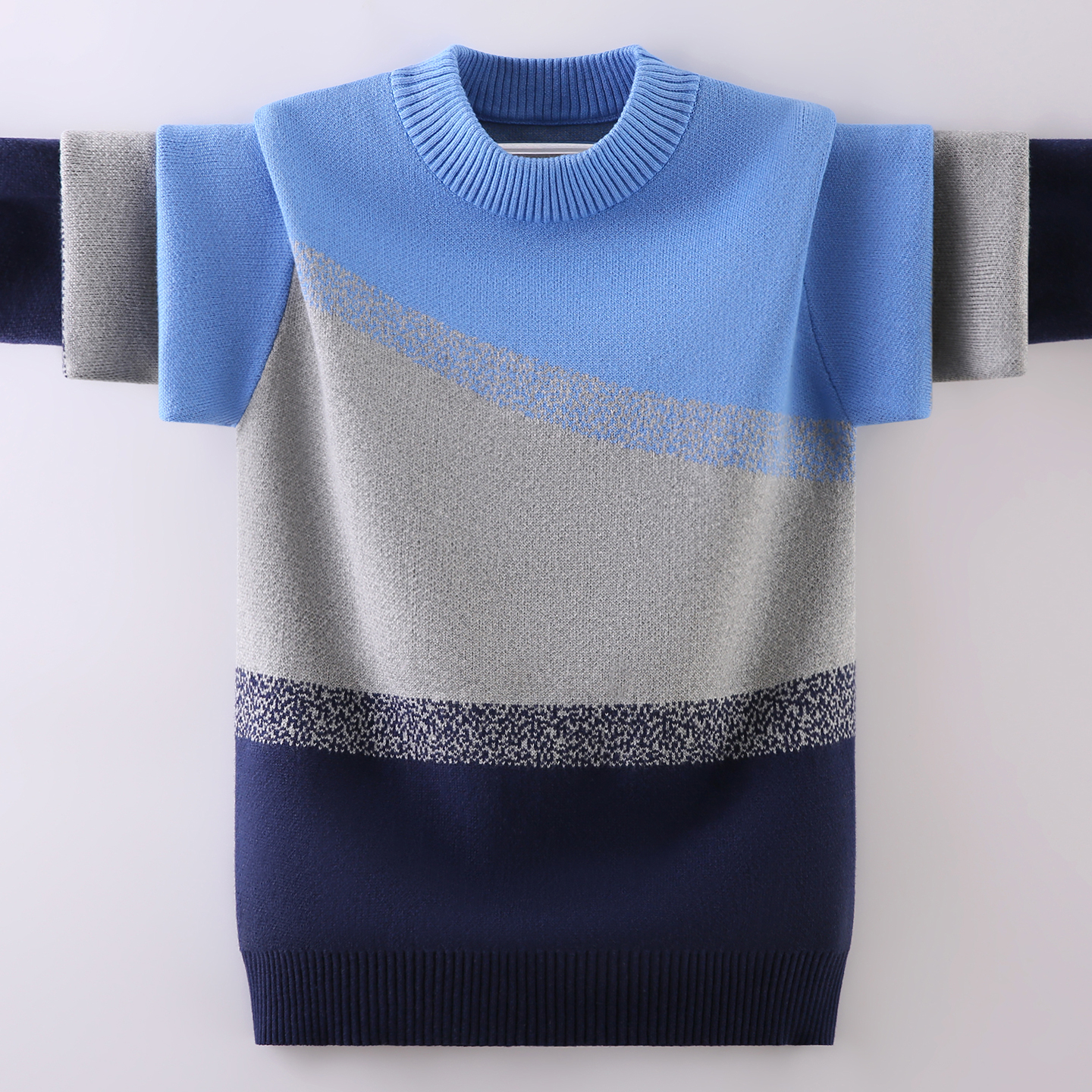 2025新款男童毛衣冬季加绒加厚