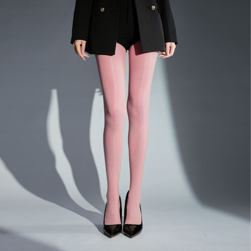 彩色912针真马油超透极光油亮袜8