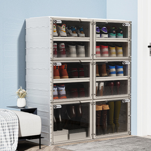 星优麻雀盒子简易鞋 架子 柜家用室内多层简约防尘省空间宿舍收纳鞋