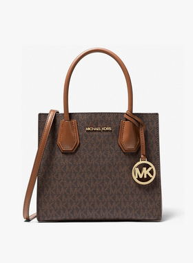Michael Kors正品MK女包经典老花百搭单肩斜挎托特包Mercer手提包