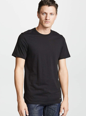 Calvin Klein/凯文克莱男士休闲圆领纯色短袖T恤打底衫内衣3件装