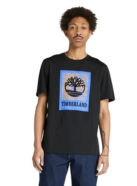 换季清仓】TIMBERLAND添柏岚短袖男印花户外休闲圆领T恤棉透气潮