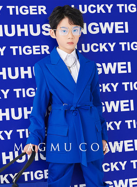 儿童西装礼服春夏季小孩英伦风