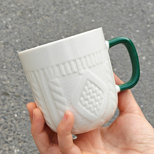 食魔师北欧风陶瓷马克杯尾货清仓处理家用早餐杯办公室水杯 350ML