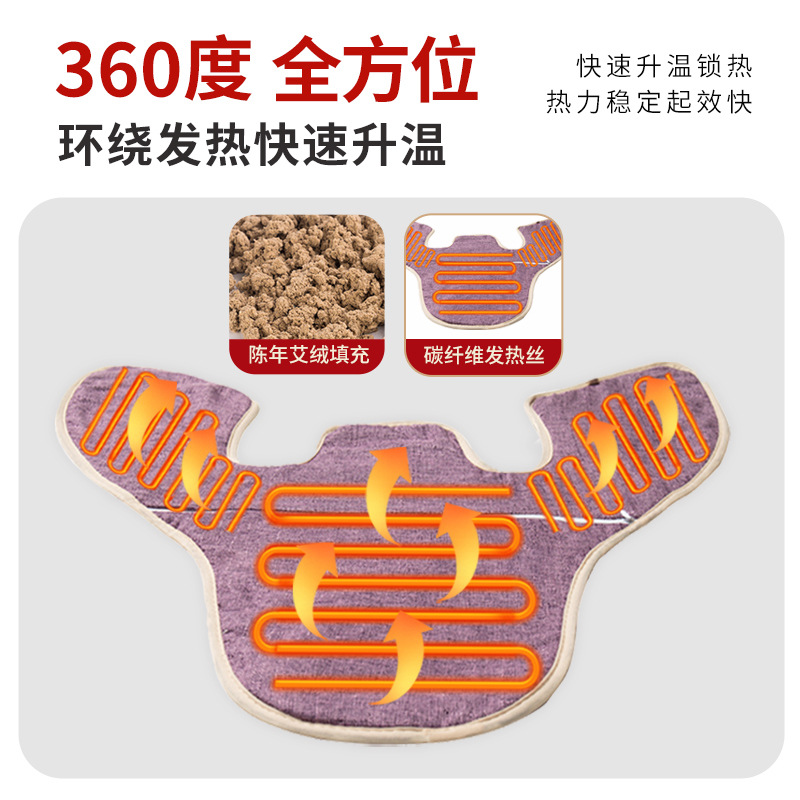 盐袋热敷包艾灸艾草海盐粗盐袋子肩颈腰部全身通用电加热盐包肩颈