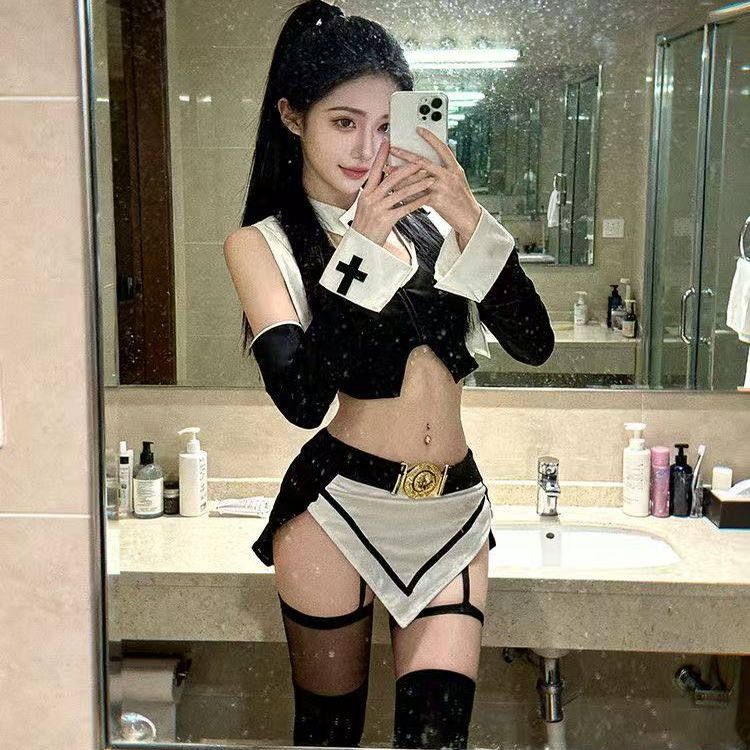 惩罚修女 cos服性感角色扮演镂空制服cosplay游戏装家居服套装