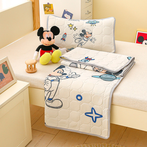 婴儿凉席吸汗透气夏季儿童幼儿园宝宝拼接床乳胶软席迪士尼可定制