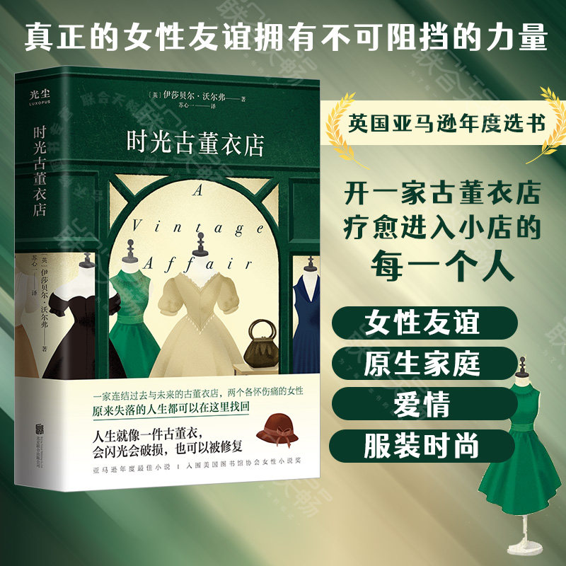 官方店包邮 时光古董衣店伊莎贝尔&bull;沃尔弗著英国亚马逊年度选书入围美国图书馆协会女性小说奖每日邮报等媒体心动推荐文学畅销书