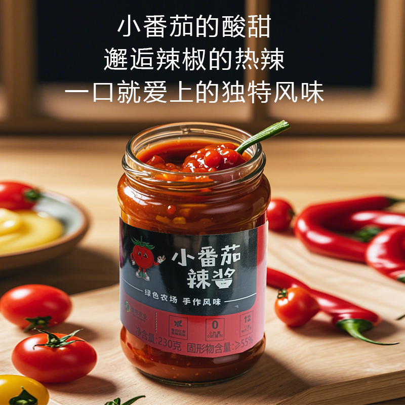 净溪绿园小番茄辣椒酱