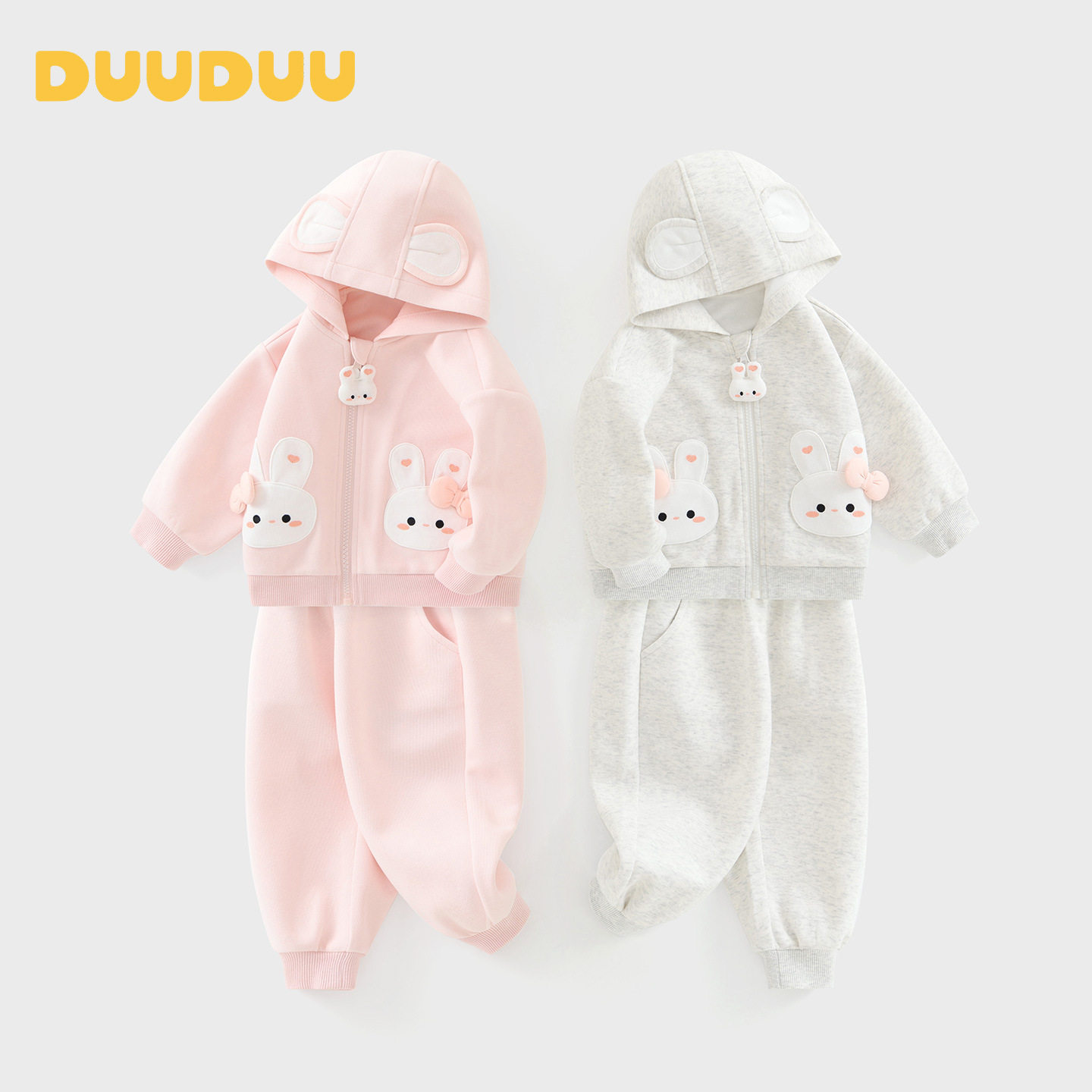 DUUDUU女童衣服2026秋装儿童运动套装宝宝卫衣裤韩式风两件套童装
