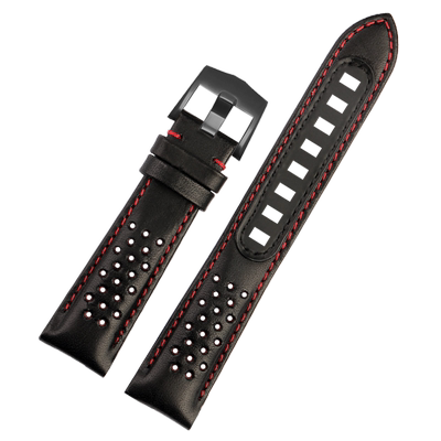 适配欧米伽超霸真皮手表带男加长