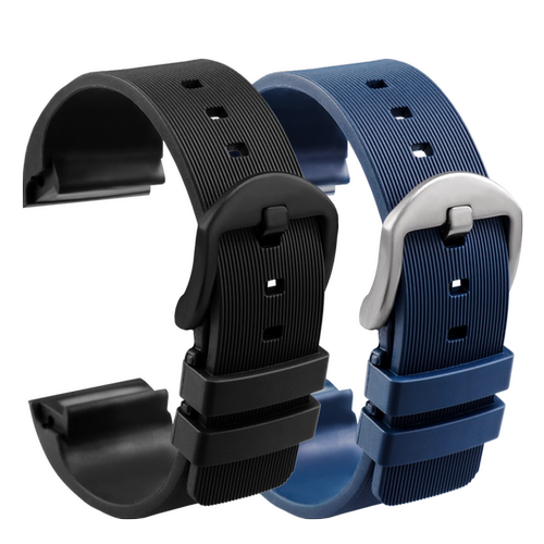 适用于卡地亚桑托斯山度士Santos 100橡胶手表带 男20 23mm女表链