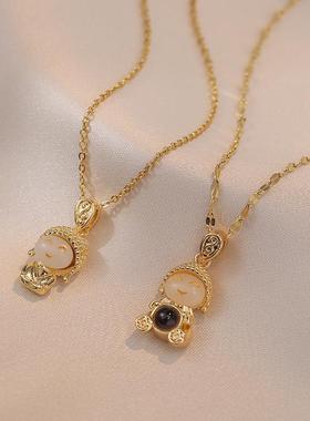 18K金饰品小众设计感轻奢镀银