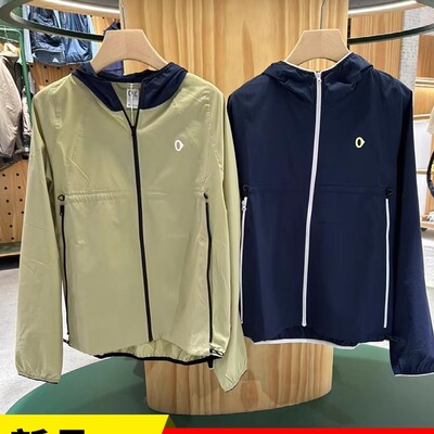 2025零素然新款外套女士户外轻量多用连帽洞洞布外套A0251JA15