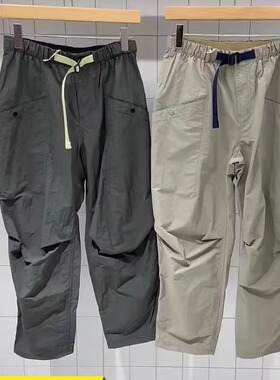 2025年素然专比新款裤子女士春户外运动尼龙仿棉直筒裤A0251PA18