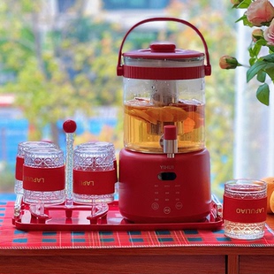 圣诞节玻璃养生壶家用多功能大容量办公室煮茶壶电热水壶煮茶器