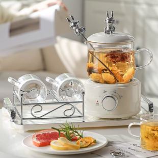 花茶壶玻璃茶杯小功率多功能养生壶套装一人水果茶壶年会礼品