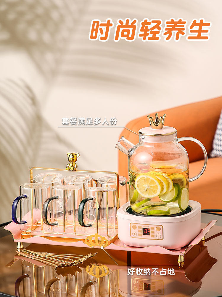 水杯家用套装客厅水具杯具茶杯茶具喝水杯子一杯一色玻璃杯待客用