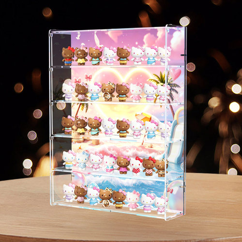 贤月适用HelloKitty缤纷泳衣夏日系列MINI盲袋可爱萌粒收纳盒