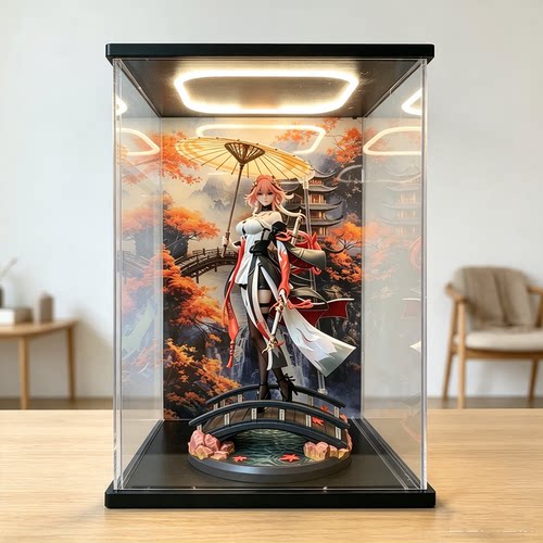 适用库洛游戏 鸣潮薪火系列 长离 伞下回眸手办展示盒亚克力收纳