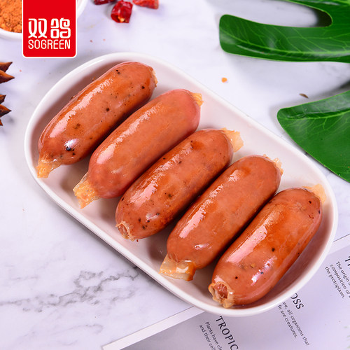即食原味火山石烤肠双鸽冷冻