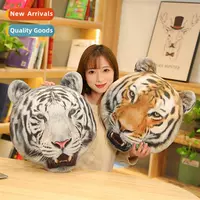 Simulati pillow tiger head sa cushi creative plush toys pers