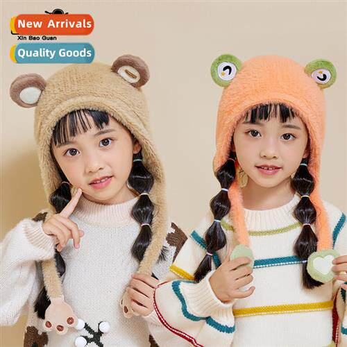 2151 winter baby ear protecti cap cute cute fun carto childr