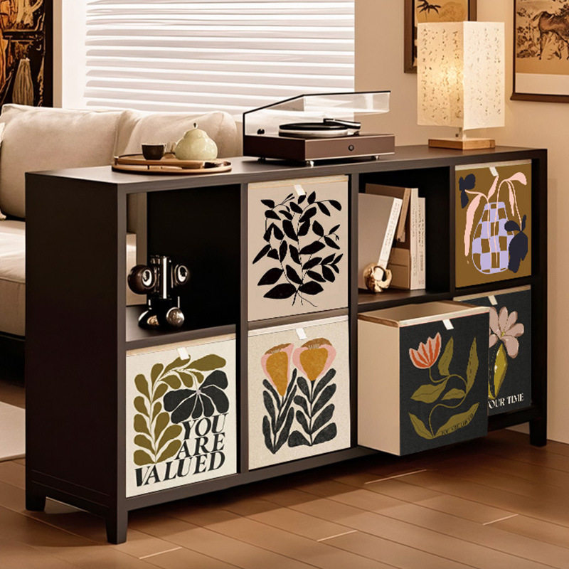 创意牛津布收纳箱可折叠超大的容量格子柜收纳筐收纳盒衣物整理