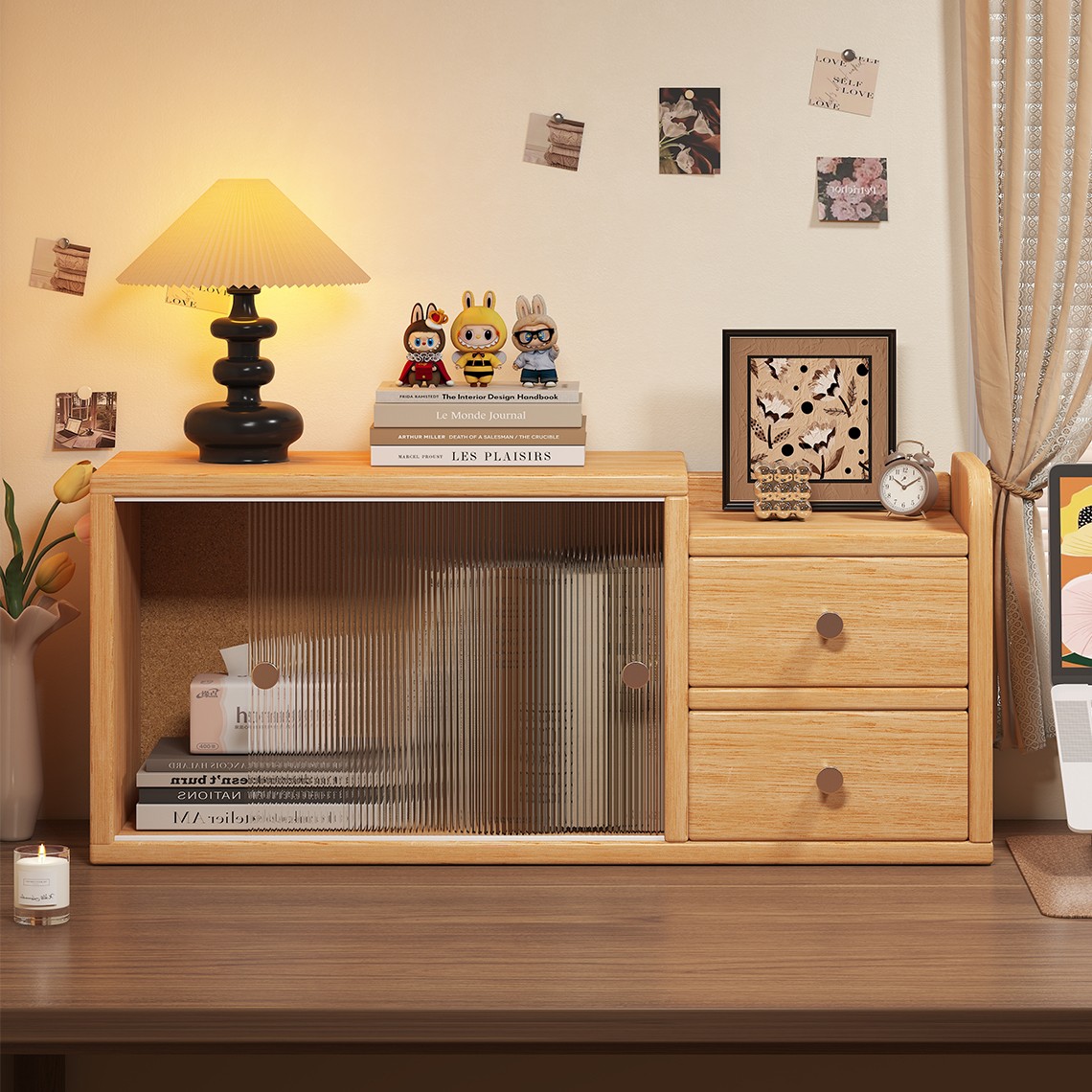 桌面置物架书架卧室分层储物柜