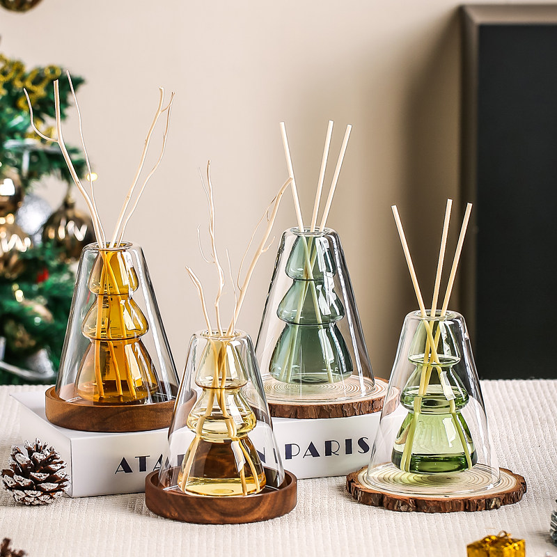 创意圣诞节精油扩香瓶空瓶无火香薰瓶高颜值藤条香氛扩香装饰摆件,家居饰品,香薰摆件,淘宝优惠券,粉丝福利购,淘宝优惠卷