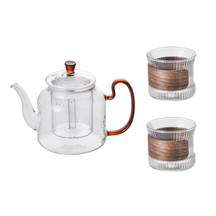 花茶壶成套花茶杯养生泡茶壶玻璃品 促家用茶壶日式 下午茶茶具套装