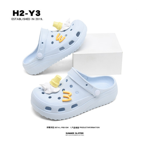 洞洞鞋女2025新款外穿eva软底