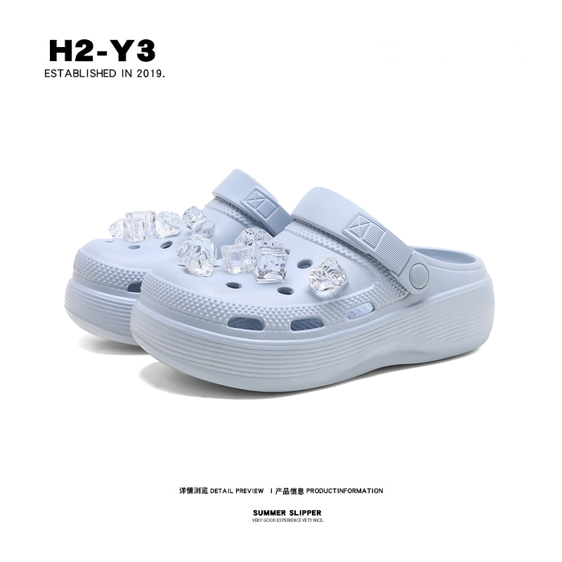 洞洞鞋女夏季2024外穿时尚简约