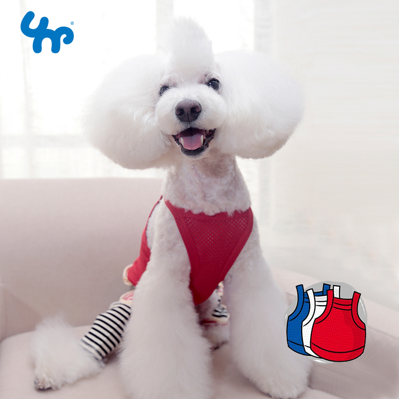 unpet宝眷三色肚兜运动宠物服饰