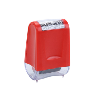 保密印章滚轮式乱码印章快递单隐私个人信息消除涂抹保护印章防泄密泄露盖字棒文件文具涂鸦覆盖遮盖笔可加液