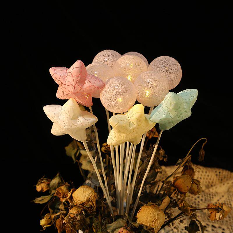 满天星糖果球花束LED灯 鲜花店扎花装饰星空球灯 礼品包装LED灯
