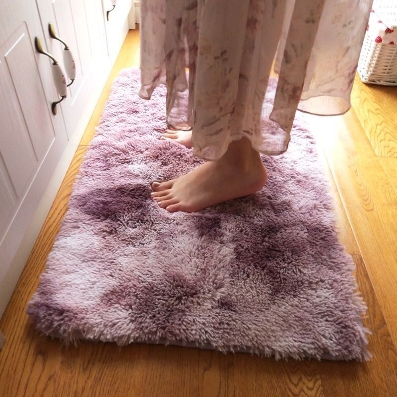 北欧ins加厚长毛地毯客厅满铺地垫家用房间卧室床边毯耐脏定制