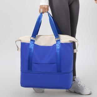 短途旅行包女大容量时尚 手提行李包收纳袋出差干湿分离健身包定制
