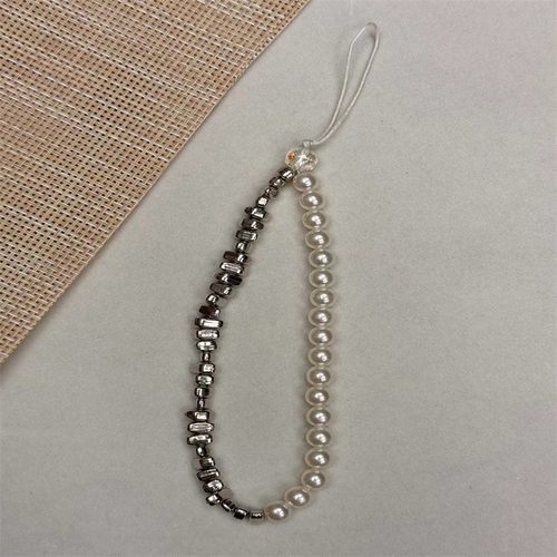 ins甜酷手机链短款小众银珠复古轻奢ccd挂绳相机挂件挂绳定制