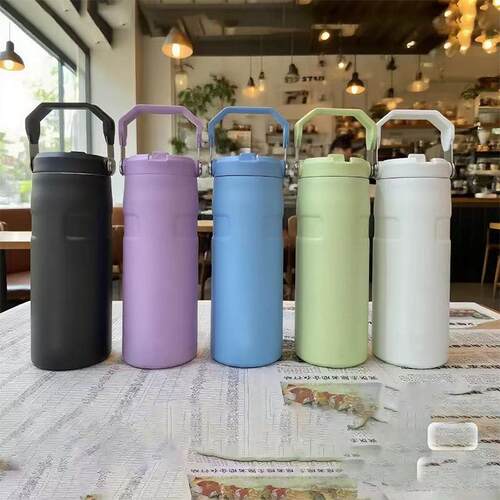 史丹利拎拎杯保温杯大容量吸管水杯杯子便携不锈钢不锈钢