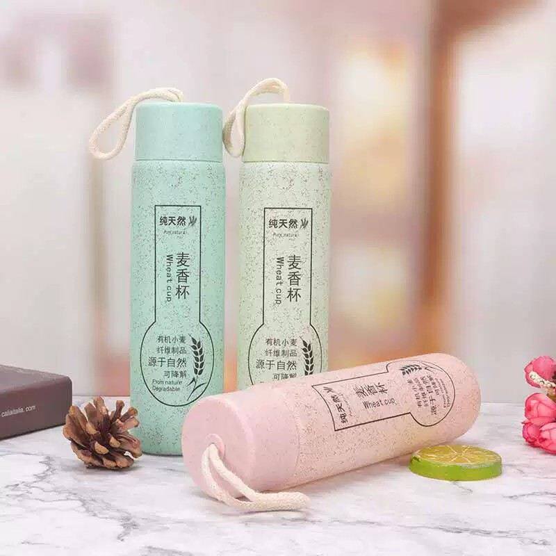 创意麦香玻璃随手水杯地推引流广告礼品水杯开业赠送水杯便携