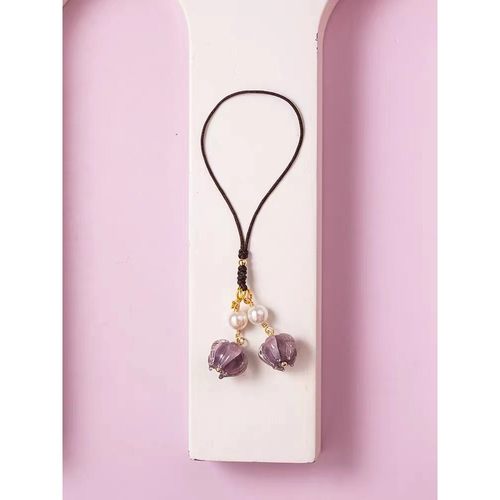 铃兰花手机U盘吊坠钥匙扣挂件创意个性女ins包包挂饰汽车钥匙定制