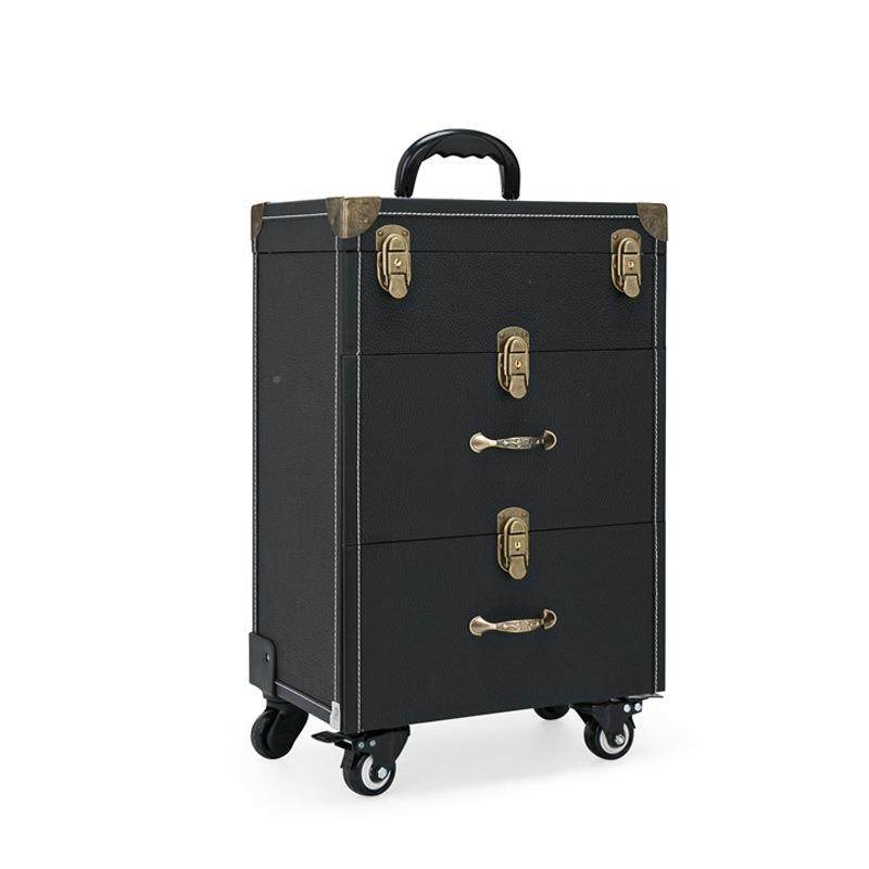 厂家直销 专业拉杆化妆箱美发工具箱彩妆跟妆纹绣半永久万向